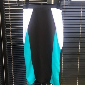 Polyester mid skirt